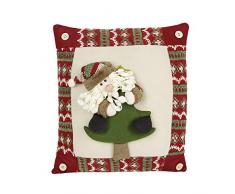 Weihnachtskissen, Santa Pillow Weihnachtsdekoration Sofa Decoration Kleines Geschenk,Alter Mann,A