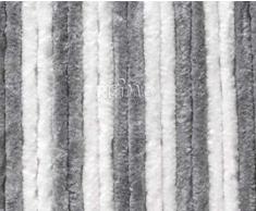 Arisol Flauschvorhang 120x185cm, Grau/Weiß für Kastenwagen (9329912604)