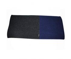 MUFFLON Walkdecke Blanket Merinowolle Nachtblau/Anthrazit 140 x 220 cm