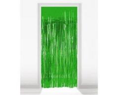 NEU Türvorhang Lametta Folien-Schimmer Grün, 1m x 2m