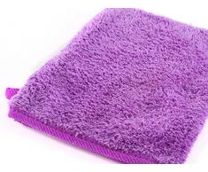 8 STÜCK FLAUSCHIGE MIKROFASER WASCHLAPPEN, WASCHHANDSCHUH, SEIFTUCH, SEIFLAPPEN, WASCHFLECK, MICROFASER