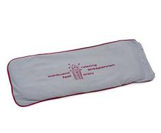 Amago Körnerkissen mit Jersey Bezug, 50 x 20 cm, Silber, 70001-90