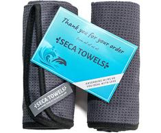 Das beste Sporthandtuch für Männer und Frauen (2er-Pack), Mikrofaser Fitness Handtuch Set, Premium Sport Handtücher, Schnelltrocknende Handtücher, Cool bleiben während des Trainings, Superabsorbierend