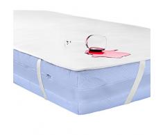 PROCAVE wasserdichter Matratzenschoner Kinderbett 70 x 140 cm - atmungsaktive Matratzenauflage, Made in Germany, weiß, Matratzenschutz ohne Knistern