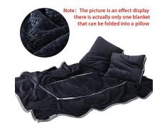 Famed Autodecke, zweifache Verwendung, Kaschmirdecke, mit einfarbiger Farbe