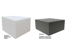 Dibapur® Orthopädischer Bandscheibenwürfel Weiß (Ohne Bezug) - (50x45x35 cm) Stufenlagerung, Stufenlagerungswürfel, Stufenbett, Reha, Orthopädischer, Kaltschaum, Positurkissen, Lagerungskissen, Stufenlagerung