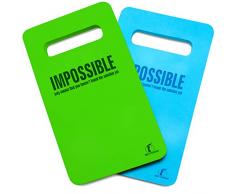 Navy Penguin Kniekissen - 2er Pack - Kniebrett für Garten, Badewanne, Arbeit, Beten und vieles mehr - Kniematte für Gartenarbeit, Sport & Yoga - Komfortable Größe 42 x 22 x 3 cm