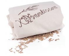 Betz Körnerkissen Wärmekissen Nackenkissen Farbe: Beige Größe: 20 x 50 cm
