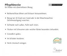Bankauflage aus lichtechtem Dralon – 120 x 47cm, dunkelblau ✓ Waschbar ✓ Hoher Sitzkomfort ✓ Öko-Tex 100 | Polsterauflage, Gartenauflage für Bänke | Sitzpolster, Sitz-Kissen für Gartenbank | Bankkissen, Bankpolster