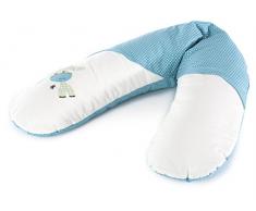 Theraline Stillkissen mit Mikroperlen Esel blau