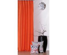Dekoschal Übergardine Franziska Vorhang lichtdurchlässig Kräuselband Gardine #283 (orange)
