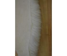 Lammfell / Schaffell / Bettvorlage / Sesselauflage weiß XL 110cm