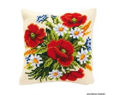 Vervaco Kreuzstichkissen/Stickkissen inklusive Material, acrylique