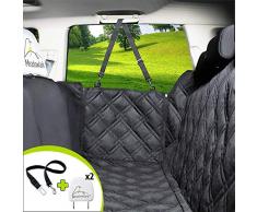 Meadowlark® Hundedecke für Auto Rückbank. Wasserdicht! Komplettschutz Comfort Autoschondecke für Hunde, Wasserfester Rücksitz Sitzbezug, ideale Autodecke für Haustiere, Schonbezüge Decke +2 Geschenke