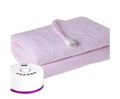 SMYH LED Sanitär Heizdecke,Dicke Baumwolle Wärmeunterbett,Doppelte Kontrolle,Smart Touch-Schalter