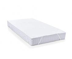Hometex Premium Textiles Matratzenschoner Matratzenauflage wasserdicht | Matratzenbezug ÖKO-TEX 100 geprüft | Atmungsaktiv, Anti-Allergisch, gegen Milben | 200x200 cm