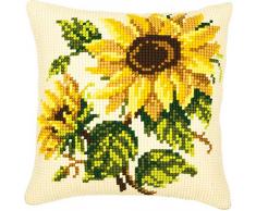 Vervaco Kreuzstichkissen/Stickkissen inklusive Material