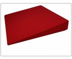 Orthopädisches Keilkissen 100 % Baumwollbezug! - Farbe: rot - Sitzkeil Sitzkissen Sitzkeilkissen Sitzkissen Kissen