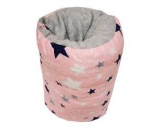 EMI&SAM Stillkissen MINI für den Arm Stillmuff Klein Stillen Kissen Armpolster (5. Sterne Rosa)