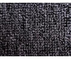 Teppichboden (5€m²) Raska anthrazit 200 cm Breite (Muster)