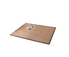 Bambus Teppich Wohnzimmer Schlafzimmer Bambus Teppich Yogamatte Erkerfenster Matte, Primärfarbe, 50 * 150cm