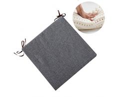 QLTY Latex Sitzkissen,40x40cm,verdicktes 10cm Sitzkissen,Stuhlkissen,sitzkissen Stuhl,stuhlauflage,Bürostuhlkissen,Esszimmerstuhlkissen,gartenstuhl Auflage,Four Seasons Universal
