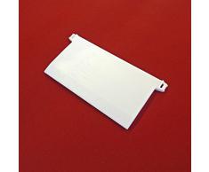 Easy-Shadow - 50 Stück Beschwerungsplatten Gewicht für Lamellenvorhang Stofflamellen Breite 89 mm - Vertikal Lamellen Vorhang / Vertikal Jalousie / Vertikaljalousie / Vertikal-Anlage / Vertikalanlage / Vorhang-Lamellen 89mm - weiß