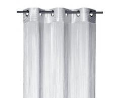 Fadengardine, Fadenvorhang, Fadenstore, schwere Qualität mit Ösen, SILBER HxB 245x98 cm Top geprüfte Qualität einfach aufhängen! Typ123