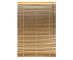 Easy-Shadow Holzjalousie Holz-Jalousie Bambus Jalousette Echtholz Rollo Jalousette 80 x 200 cm / 80x200 cm in Farbe natur - Bedienseite links // Maßanfertigung