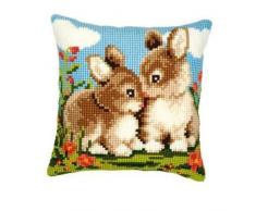 Vervaco Kreuzstichkissen/Stickkissen inklusive Material