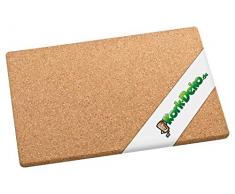 Saunamatte aus Kork (Bodenmatte für Sauna-Bereich) 45x30 cm | Rutschhemmende & feuchtigkeitsresistente Matte aus 100% Naturkork. Korkplatte aus Presskork, ideal für Wellness, Sauna, Duschmatte