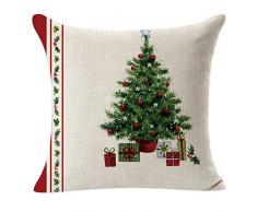 SSUPLYMY Kissenbezug,Kissenbezüge Car Home Decor 45x45 cm Weihnachtsmuster Umarmung Kissenbezug Zierkissen HüLlen ZierkissenbezüGe MöBel Weihnachten Leinen Wohnaccessoires