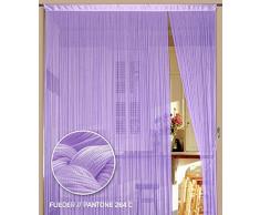 Fadenvorhang 090 cm x 240 cm (BxH) flieder