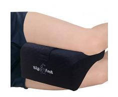 Big Ant Kniekissen Beinkissen für Seitenschläfer - Memory Schaum Beinkissen Kissen Keil mit waschbarem Bezug - passt für Alle Man und Jahreszeit (Schwarz)