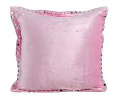The HomeCentric Rosa Kissenbezüge 50 x 50 cm, Samt Kissenbezug, Handgemachte Dekokissenbezug Rosa - Pink Crystal Palace
