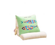 SLL Dreiecks-Polster Sofakissen 45 cm/60 cm Kissen Dreieckkissen Matratze Büro Nachttisch Kissen Nackenkissen mehrfarbig, C, 45 cm