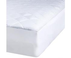 Matratzen Bett Schoner 140x200, kochfest atmungsaktives Unterbett Microfaser Polyester Matratzenauflage, auch für Boxspringbetten und Wasserbetten geeigneter Matratzenschutz, bis ca. 35 cm Höhe, aqua-textil Matratzenschoner Soft Touch 0010586