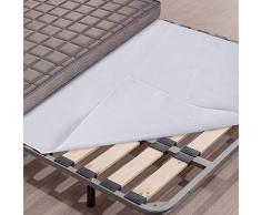 WOLTU Noppen-Matratzenschoner 120x200cm Matratzenauflage Matratzenschutz Lattenrostauflage rutschfest Atmungsaktiv Hygienekomfort Betteinlage Silikonnoppen MTS02ws03