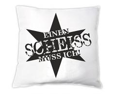 Kissen Einen Scheiss muss ich - mit Stern, Zierkissen, Dekokissen, Geschenkidee, Geburtstag, witzig , Weihnachten, Schatz