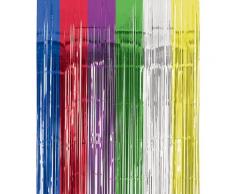 Fadenvorhang Metallic-Bunt, 240 x 92cm