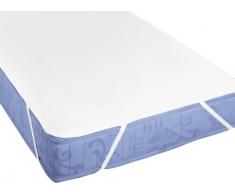 biberna 808302 Matratzenschoner aus Molton, mit Silver Protect Beschichtung, 90 x 200 cm, weiß