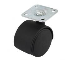 Aexit 40 mm Küche, Haushalt & Wohnen Dual Durchmesser Kunststoff schwarz Räder Rollstuhlkissen Möbel & Wohnaccessoires Caster drehbar