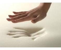 Viscoelastisches Sitzkissen viskoelastisches Anti Dekubitus Sitzpolster 40 x 40 x 10 cm WEIß Visco Visko für Rollstuhl / Stuhl / Auto / LKW / Bürostuhl / Chefsessel Kissen Stützkissen Rücken + Gesäß (RG 65 (weich))