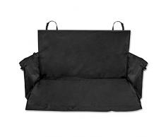 PRETEX Universal-Kofferraumdecke mit Seitenschutz, schwarz - Auto-Schondecke, Kofferraum-Schutzdecke für Hunde