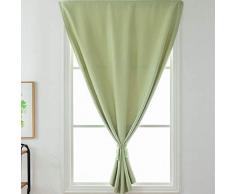 Vorhang Gardinen Blickdicht Blackout Vorhang Verdunkelungsvorhänge Lochfreie Doppelseitige Aufkleber Schlafzimmer Schal Winddicht für Badezimmer Balkon Büro 60X180cm-