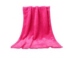 LILICAT Kuscheldecke TV-Decke Wohndecke Fleecedecke Sofadecke Klimaanlage Babydecke Decke flauschig warm kuschelig Coral Fleece Mikrofaser Schmusedecke Tagesdecke (50X70CM, Pink)