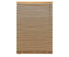Easy-Shadow Holzjalousie Holz-Jalousie Bambus Jalousette Echtholz Rollo Jalousette 50 x 200 cm / 50x200 cm in Farbe eiche - Bedienseite links // Maßanfertigung