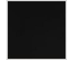 Rollmayer Vorhänge mit Bleistift Kollektion Vivid (Schwarz 34, 135x260 cm - BxH) Blickdicht Uni einfarbig Gardinen Schal für Schlafzimmer Kinderzimmer Wohnzimmer