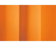 Vorhang Gardine blickdicht Dim out, Kräuselband, Farbe: orange, Größe: 150/145 cm (HxB), Einzelschal, Übergardine Türvorhang Kälteschutz Verdunkelungsgardine
