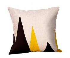 About1988 Weihnachtskissen Kissenbezug Weihnachten Flachs Druck, Weihnachten Dekokissen Sofakissen Kissenbezug Kissenhüllen Wohnzimmer Kissen Weihnachtskissen Bezüge Für Sofa Auto Deko (H)